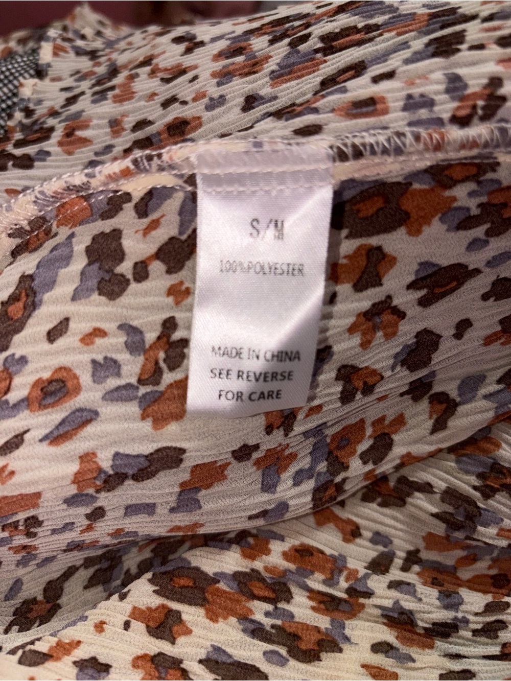 Leopard-Print Ruffle cardigan - Picture 6 of 6
